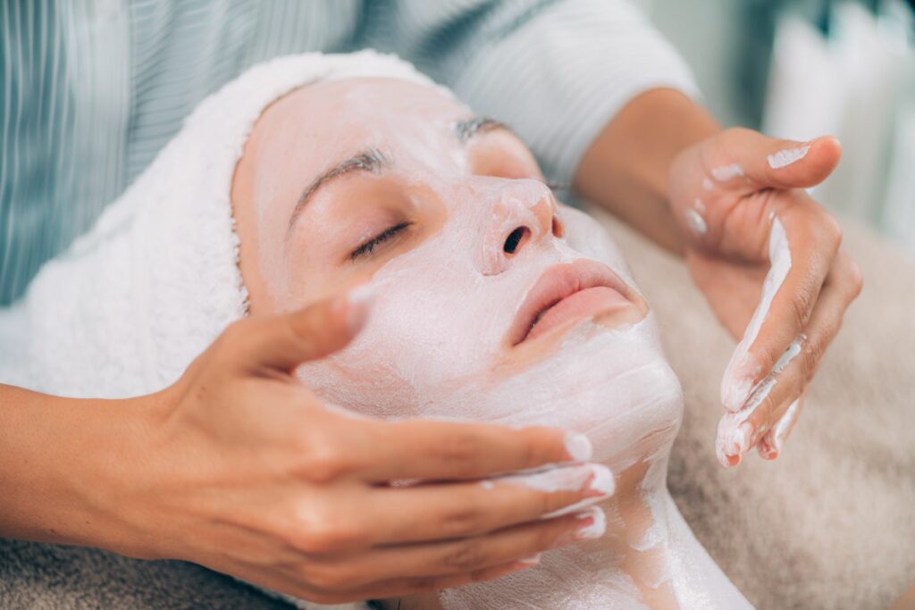 Facial treatment in Washington, DC